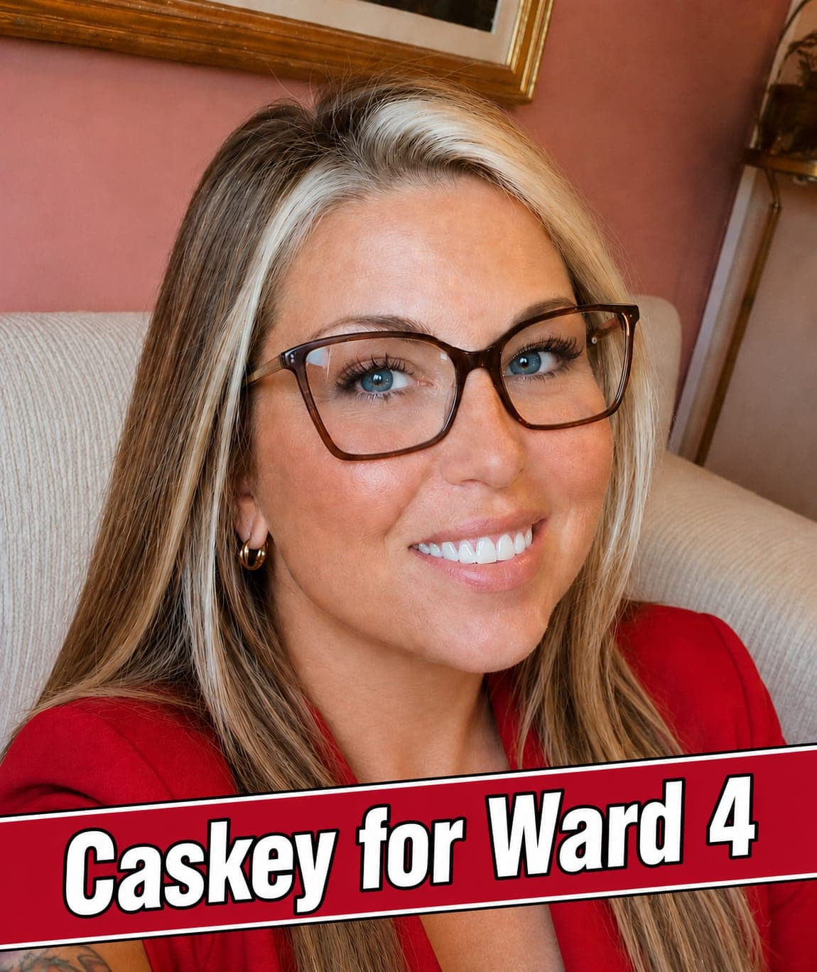 Alicia with Ward 4 families